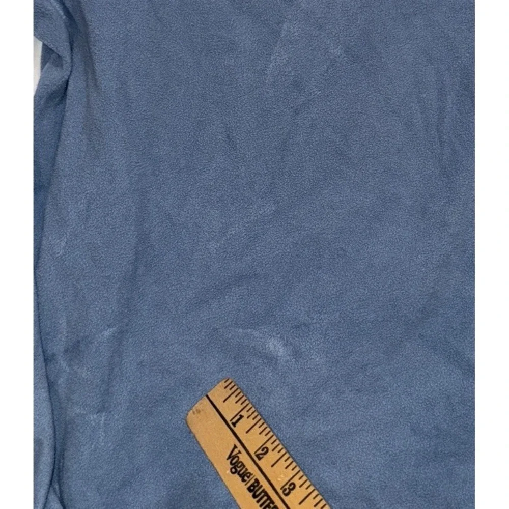 The North Face‎ Mens Sweater XL Blue Fleece Pullover Quarter Zip Lightweight